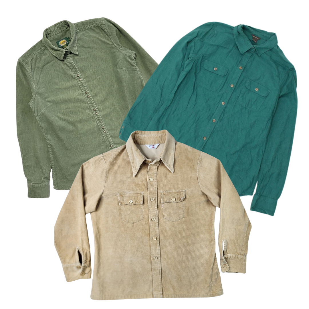 50x WOMEN'S CORDUROY BLOUSES