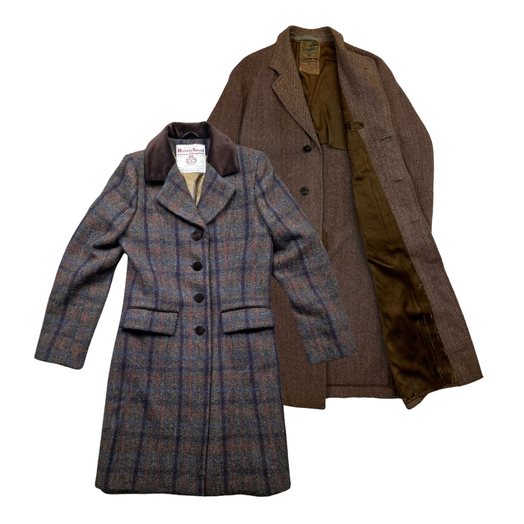 20x HARRIS TWEED TRENCH COATS