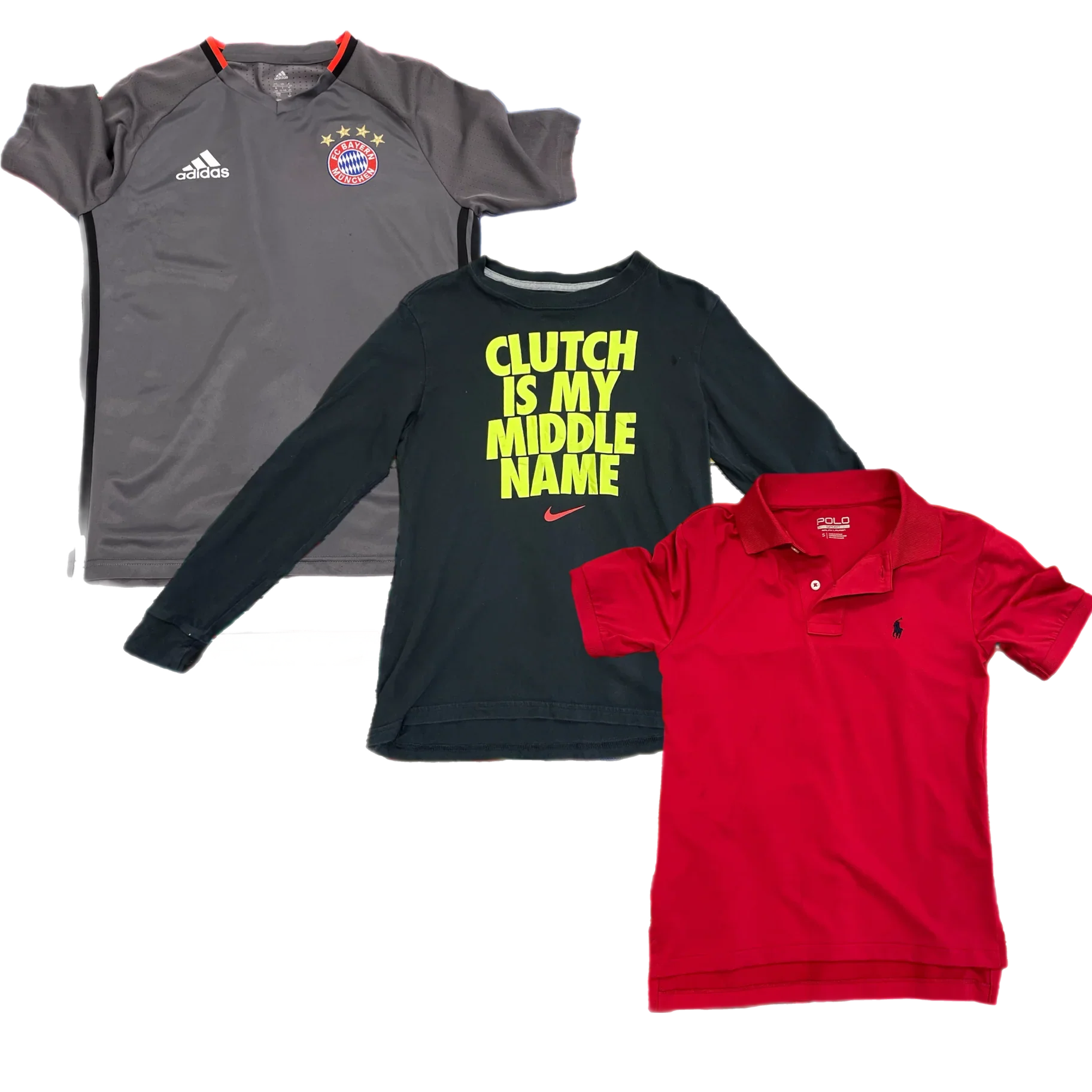 100x KIDS BRANDED SPORT T-SHIRTS