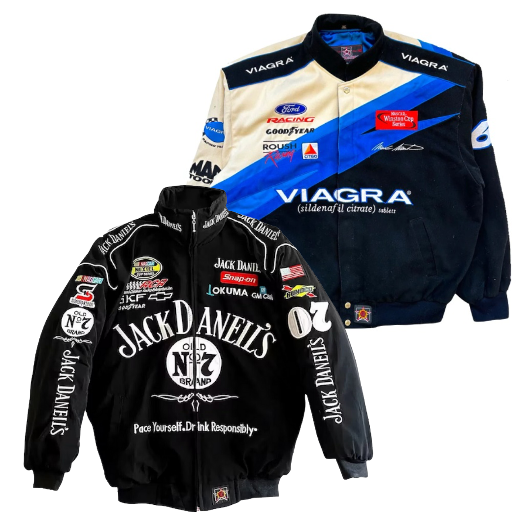 25x NASCAR COTTON RACING JACKETS