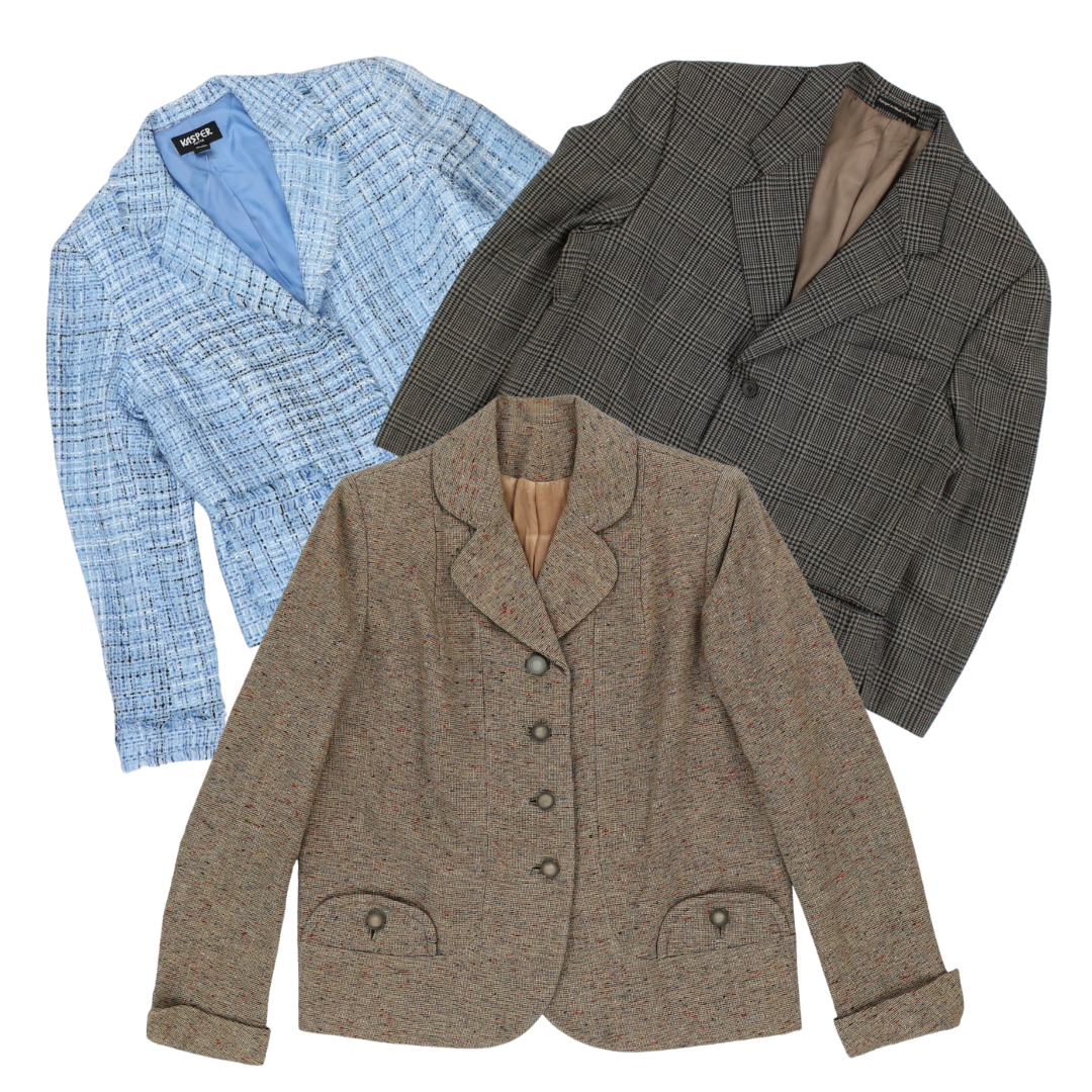 25x TWEED BLAZERS/COATS